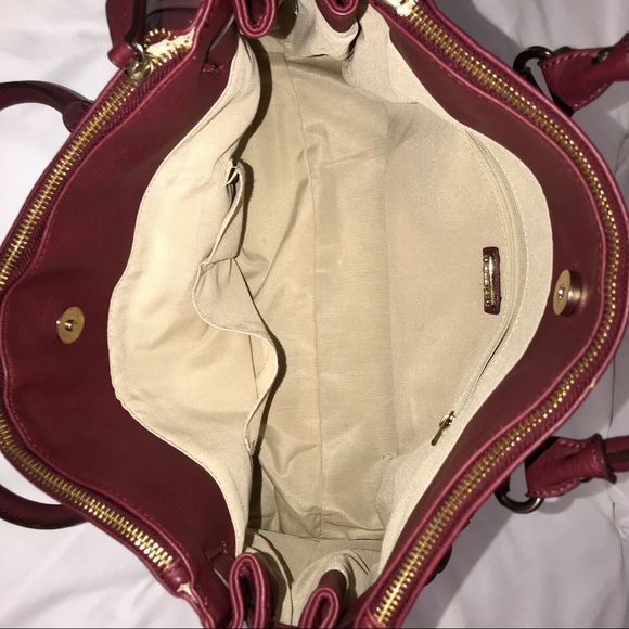 ALDO Handbag/Shoulder bag - Burgundy/Maroon/Red Wine colored ALDO Purse - Picture 3 of 7